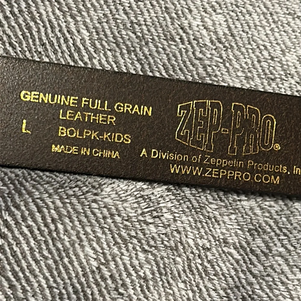 Brown Belt with UGA Emblems